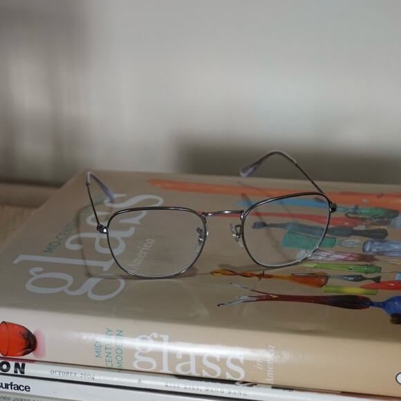 Ray-Ban Frank silver wire frame rb3857v eyeglasses main image 4